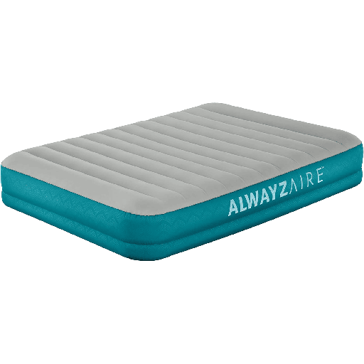 [69078] Colchón Inflable Queen con Bomba Recargable Bestway AlwayzAire Fortech 2.03 m x 1.52 m x 36 cm
