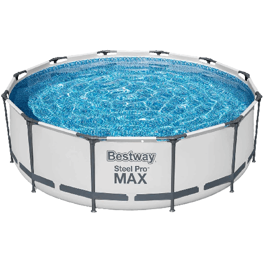 [56419] Piscina Redonda Armable Bestway Steel Pro MAX 3.66m x 1.00m con Bomba de filtración (110-120 V)