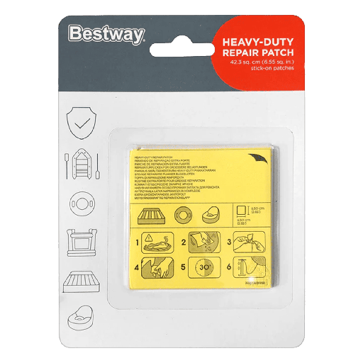 [62068] Parches Reparadores Multiusos Bestway Heavy Duty 6.5cm x 6.5cm 