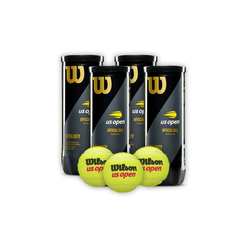 [COMBOWRT106200X4T] Combo Pelotas de Tenis Wilson Us Open Extra Duty 3P X 4T