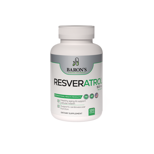 [039-LB-BIHP] Resveratrol Baron's 500mg 120 Cápsulas 