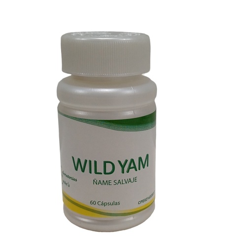 [015-LB] Wild Yam Ñame Salvaje Laboratorios Baron's 300mg 60 Cápsulas