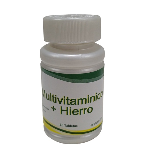 Multivitaminico + Hierro 60 Capsulas