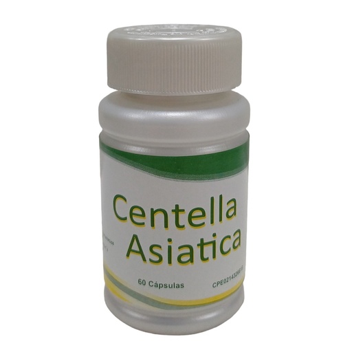 [006-LB] Centella Asiática Laboratorios Baron's 100% Pura 300mg 60 Cápsulas