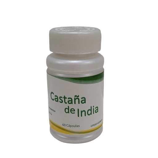 [004-LB] Castaña de India Laboratorios Baron's 100% Puro 300mg 60 Cápsulas