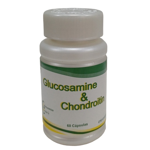 [012-LB] Glucosamina 400mg + Chondroitin Laboratorios Baron's 60 Cápsulas 200mg 