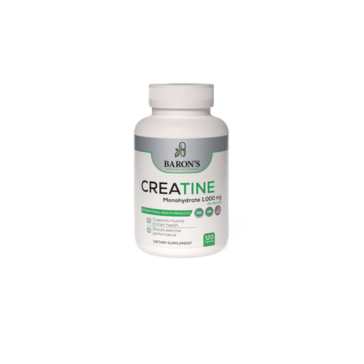 [037-LB-BIHP] Creatina Monohidratada Baron's 100mg 120 Cápsulas 