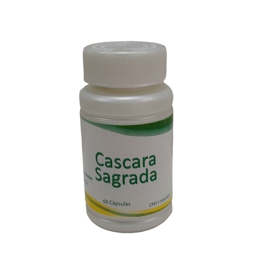 [003-LB] Cáscara Sagrada Laboratorios Baron's 100% Pura  450mg 60 Cápsulas