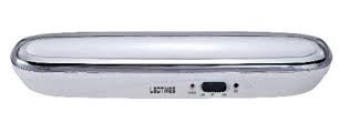 [LT-01005] Lámpara de Emergencia Led Hammer Electronic Ovalada Fija Todo Uso 80Led Smd 110v