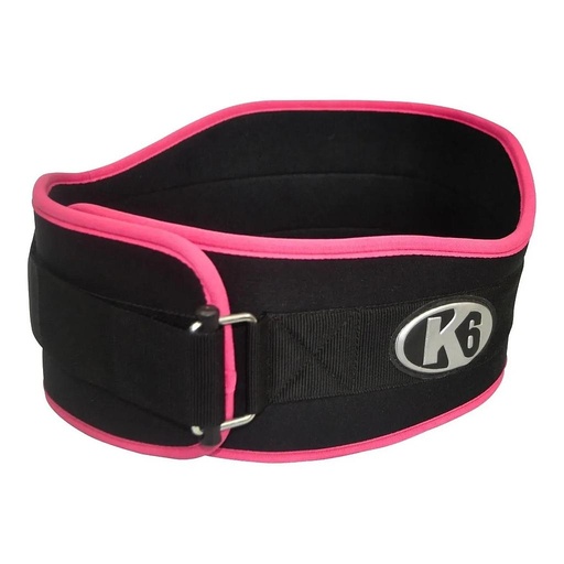 Cinturón para Levantar Pesas K6 Supremacy Rosado
