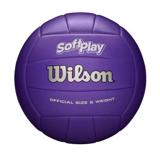 [WTH11319XB] Balón de Voleibol Wilson Soft Play All (MORADO) (H1131-PPL)