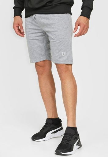 Pantaloneta Short Wilson French Terry Caballero 79514 Jaspeado