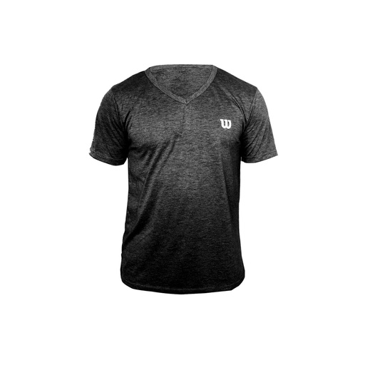 Camiseta Wilson Polyspun Cuello en V Caballero 87315 Negro