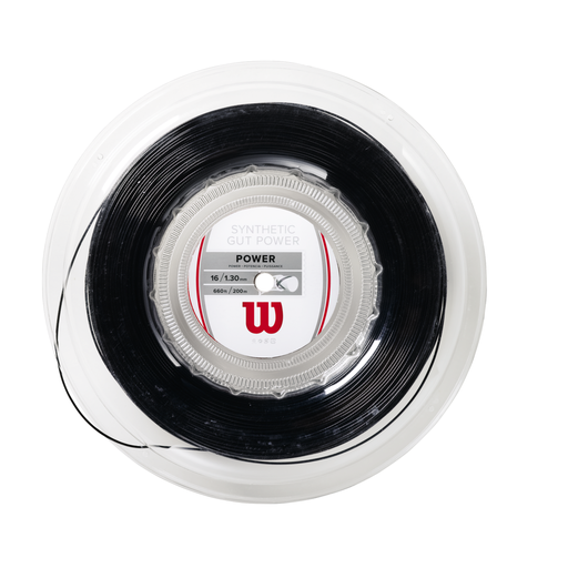 Cuerda para Raquetas Wilson Synthetic Gut Power 16 Rollo 200m