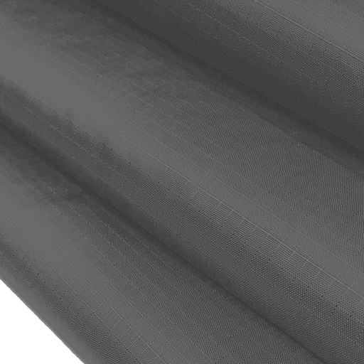 [99013] Loneta Ripstop de Poliéster Laminado Gris Oscuro 410D - 345G/M Rollo 50mt