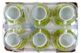 [796-0002A] Set de Café Fine Casa 6+6 Dia 6x6 cm