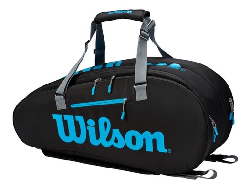 [WR8009401001] Bolso de Tenis Wilson Ultra 9Pk Ngr/Plt